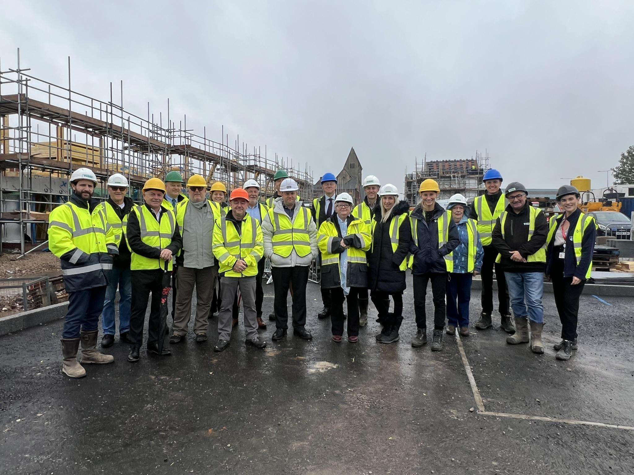 LTD Board on site at Quin Street development